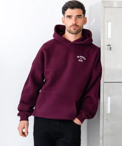 Blakely NYC Relaxed Burgundy Hoodie