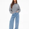 Blakely Sasha Stripe Black Shirts