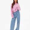 Blakely Sasha Stripe Pink Shirts