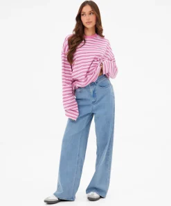 Blakely Sasha Stripe Pink Shirts