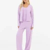 Blakely Soft Waffle Cardigan Purple Jumper