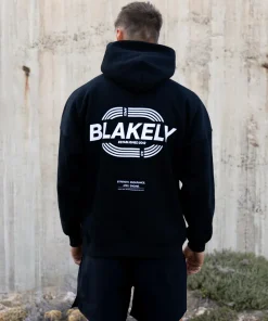 Blakely Track Active Black Hoodie 2