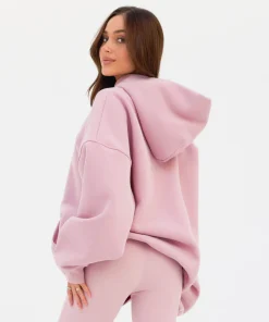 Blakely Varsity Oversized Pink Hoodie 2